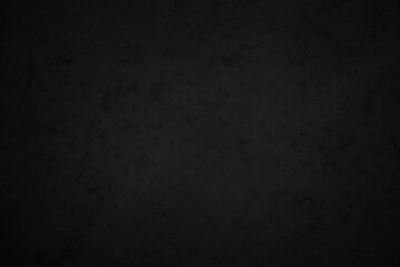 Close up retro plain dark black cement & concrete wall background texture for show or advertise or promote product and content on display.	