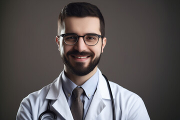 Friendly and compassionate male doctor with a reassuring smile