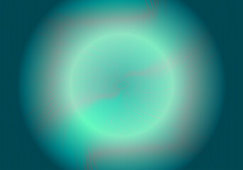 Fondo con círculo azul y franjas rosas