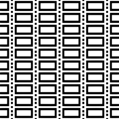Obraz premium Seamless repeating pattern. Black and white pattern for web page, textures, card, poster, fabric, textile.