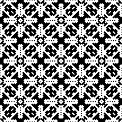 Seamless repeating pattern.  Black and white pattern for web page, textures, card, poster, fabric, textile.