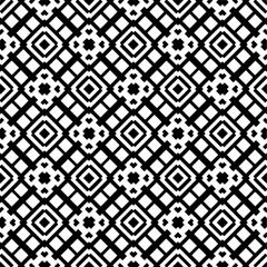 Seamless repeating pattern.  Black and white pattern for web page, textures, card, poster, fabric, textile.