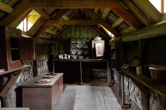 Islandia Glaumbaer domy torfowe skansen