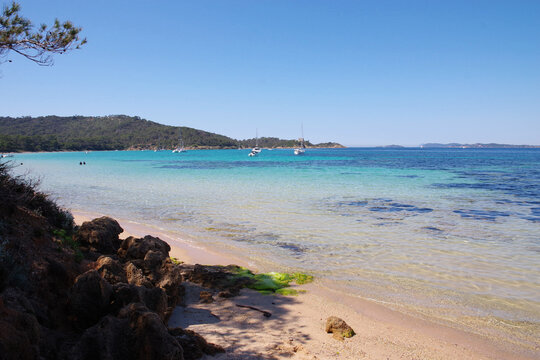 Plage de notre dame (Ile de Porquerolles - France)