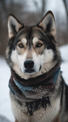 Fototapeta premium My cute adorable animal pet, dog, beautiful eyes and nice colors