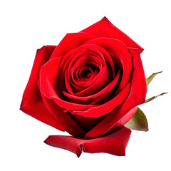 Red rose. Generative AI