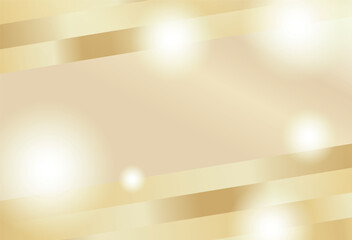 光による装飾が施されたゴールドベースの高級背景素材