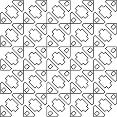 
Repeating patterns of lines.  Black and white pattern for web page, textures, card, poster, fabric, textile.