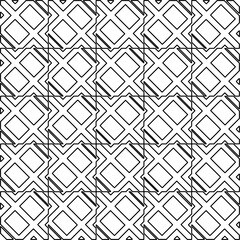 
Repeating patterns of lines.  Black and white pattern for web page, textures, card, poster, fabric, textile.