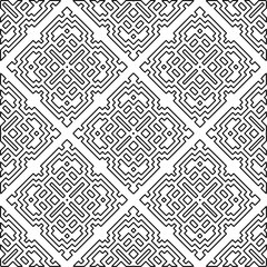 
Repeating patterns of lines.  Black and white pattern for web page, textures, card, poster, fabric, textile.