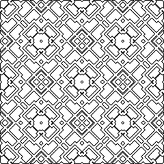 Repeating patterns of lines.  Black and white pattern for web page, textures, card, poster, fabric, textile.