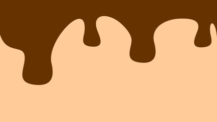 BANNER CHOCOLATE BACKGROUND DESIGN VECTOR