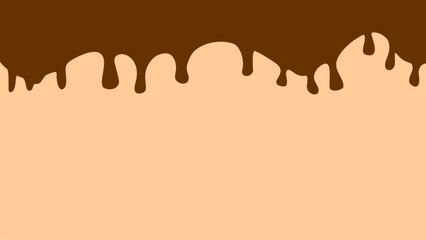 Fototapeta premium BANNER CHOCOLATE BACKGROUND DESIGN VECTOR