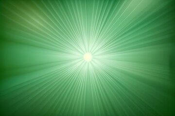 Fototapeta premium Light Green Gradient Background with Rays Abstract Texture - Generative AI