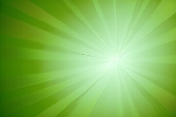 Fototapeta premium Abstract Texture with Light Green Gradient and Rays - Generative AI