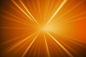 Rays of Light: An Abstract Texture on a Light Orange Gradient Background - Generative AI