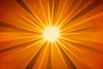 Obraz premium Abstract Texture with Light Orange Gradient and Rays - Generative AI