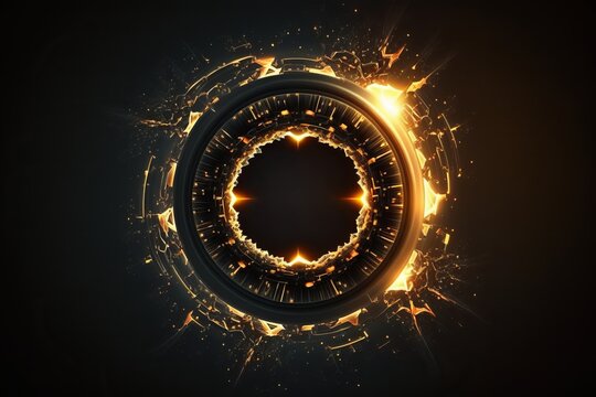 Sparky Portal Effect with Looping Animation - Generative AI