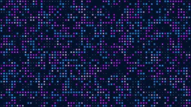  Digital Grid Pattern Background Animation 1