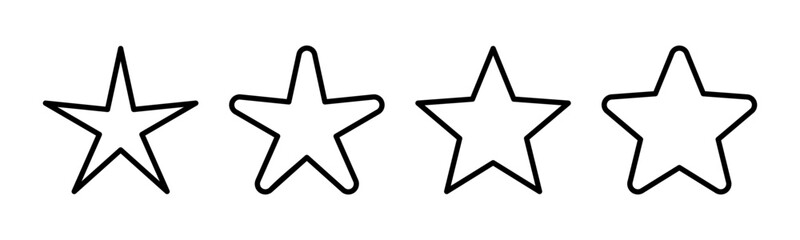 Star Icon vector illustration. rating sign and symbol. favourite star icon