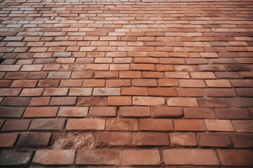 Brick Texture Wall, Background regular pattern Generative AI