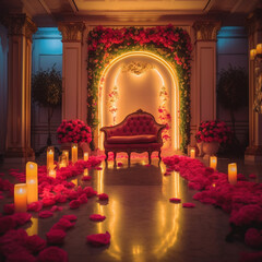 Realistic Beauty and the Beast Fairytale Themed Midjourney AI Digital Art Images