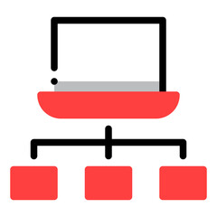 Obraz premium laptop icon