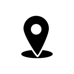  Location icon vector. Simple bin sign illustration on white background..eps