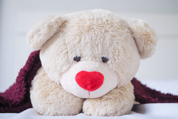 sick with a headache, seasonal influenza, allergic, high fever and influenza, resting, virus, coronavirus, feel illness, respiratory, cold and flu, exhaustion, infection, unwell