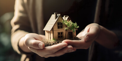 Sustained model home, taking care of the home,  IA Generativa