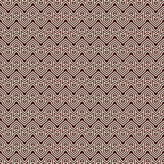 Fototapeta premium Seamless surface pattern design with arrows and pointers. Repeated chevrons wallpaper. Zigzag lines.