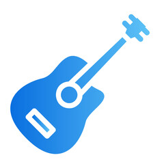 guitar gradient icon