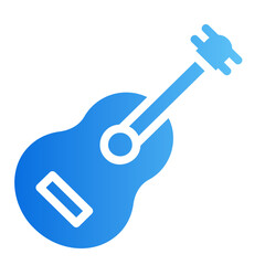 ukulele gradient icon