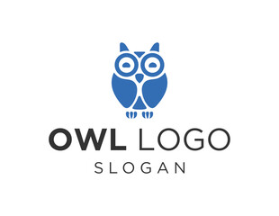 Fototapeta premium Logo about Owl on a white background. created using the CorelDraw application.