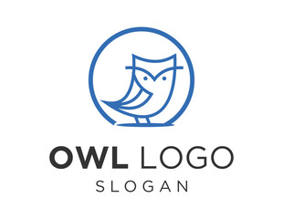 Logo about Owl on a white background. created using the CorelDraw application.