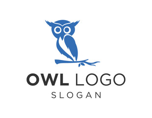 Fototapeta premium Logo about Owl on a white background. created using the CorelDraw application.
