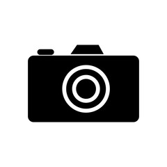 Camera icon vector. Simple camera sign illustration on white background..eps