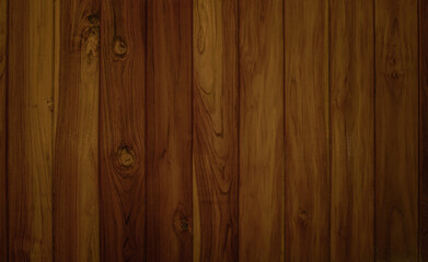 Fototapeta premium Wood plank brown texture background surface with old natural pattern. Barn wooden wall weathered peeling hardwood.