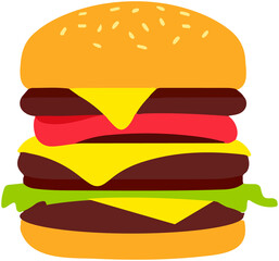 Cheese burger icon