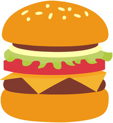 Cheese burger icon