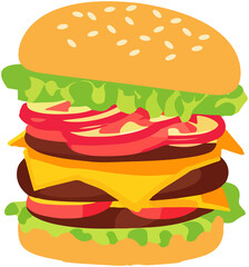Big  Burger lllustration