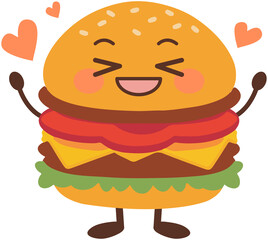 Love Burger Emoticon