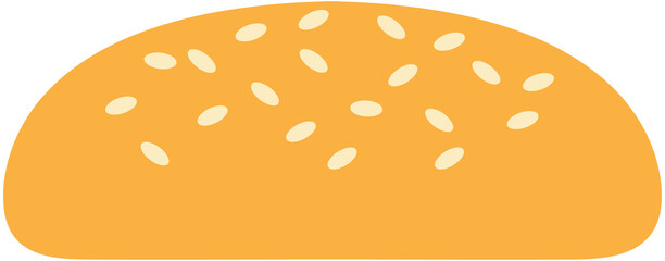 Burger Bread cartoon design