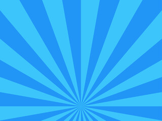 下寄り放射線状の青い背景