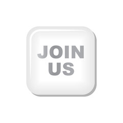 Join Us Icon.   Recruitment Symbol for Design, Presentation, Website or Apps Elements.    