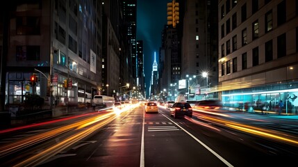 traffic at night