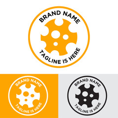 Cheese product label logo
