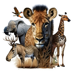 Obraz na płótnie Canvas Earth Day or World Wildlife Day concept generative AI