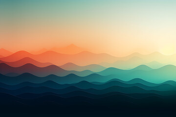 Fototapeta na wymiar abstract colorful background with waves, Ultra smooth colours based on beach holidays gradient Smooth blurry gradient, Blurry, summer inspiration, generative ai