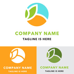 Natural organic products brand company logo

